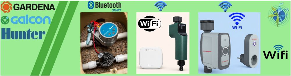 Battery-Powered Irrigation Timers with Bluetooth & WiFi for Smart Watering Battery-powered irrigation timer with Bluetooth or WiFi for smart automatic watering